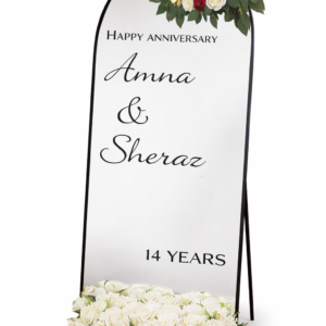 Personalised Mirror Welcome Sign Hire