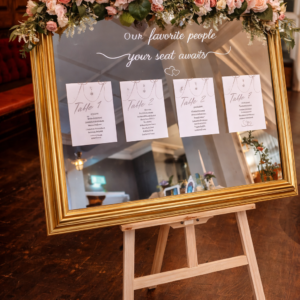 Seating Plan Sign Hire