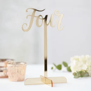 Gold Table Numbers