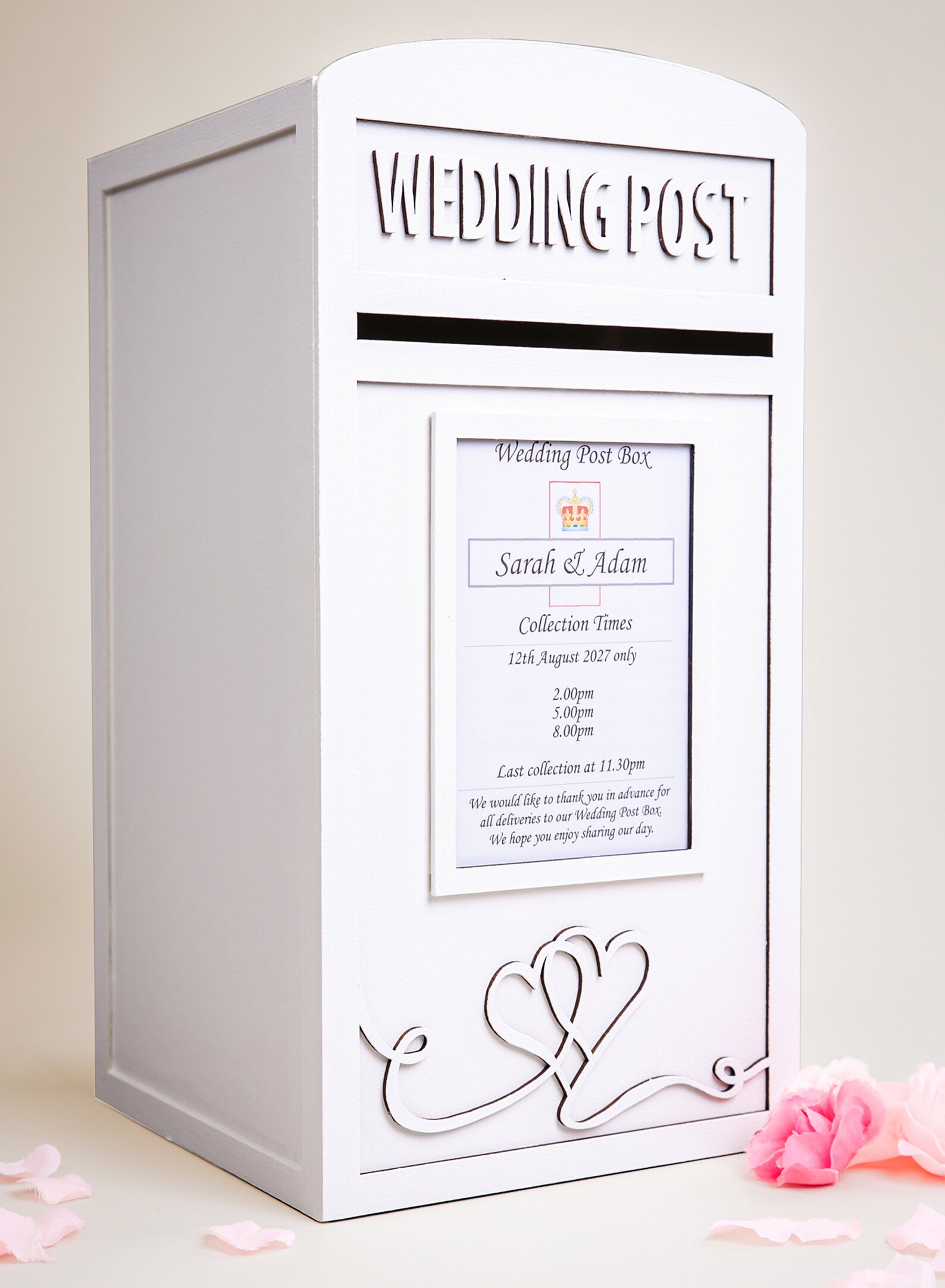 Personalised Wedding Card Box Hire