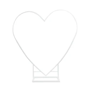 White Heart Frame Stand